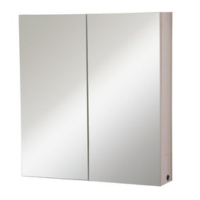 Homcom 22 Stainless Steel Bathroom Wall Mirror Double Door
