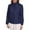 Navy, variant on FNFHFY Womens Fleece Lined Jacket Lightweight Zip Up Outdoor Warm Jackets Stand Collar Hoodless Running Sweatshirt with Pockets