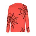 thumbnail image 4 of 2023 Chandail en Molleton Mode pour Femmes 50 % de Réduction Liquidation Chandail en Molleton Classique Imprimé Halloween Col Rond Manches Longues Ample, 4 of 4