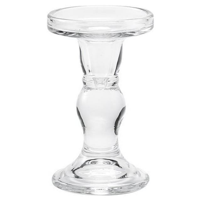 Candelabro de cristal Wosthever Decoración de escritorio Vintage portavelas L