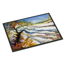 Carolines Treasures JMK1124MAT Sand Dune Door Mat Indoor Rug or Outdoor Welcome Mat 18x27 Doormat  18H X 27W multicolor