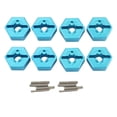 thumbnail image 1 of Adaptador de Accionamiento Hexagonal de Cubo de Rueda de 8 Piezas para Piezas Wltoys 144001 124019 RC Macarena Adaptador HEX HUX DE RUEDAS, 1 of 7