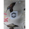 thumbnail image 6 of Doily Boutique Table Runner Embroidered with Hummingbirds on Ivory Fabric, Size 34 x 15 inches, 6 of 6