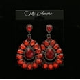 thumbnail image 4 of Mi Amore Dangle-Earrings Red/Dark-Silver, 4 of 5