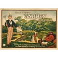 thumbnail image 3 of Unknown 20th Century American Artist 24x18 Black Modern Framed Museum Art Print Titled - Uncle Sam says - garden to cut food costs, 1917, 3 of 5