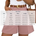 thumbnail image 3 of Sokhug Womens Bermuda Shorts High Waisted with Pockets Pleated Tailored Wide Leg Casual Summer Dress Shorts, 3 of 9