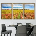 thumbnail image 3 of wall26 Framed Canvas Print Wall Art Set Italian Wine Grape Orchard Countryside Drinks &amp; Cocktails Food Photography Realism Decorative Landscape for Living Room, Bedroom, Office - 16"x24&quot, 3 of 5