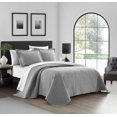 thumbnail image 2 of NY&C Home Babe 3-Piece Geometric Cotton Quilt Set, King, Grey, 2 of 2