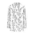 thumbnail image 7 of Craaazy Women's Graphic Printing Loose Fit Casual Daily Crewneck Long Sleeve Tops with Pockets Gifts, 7 of 7