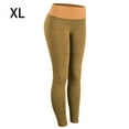 thumbnail image 1 of Sonducket Legging de yoga de cintura alta para mujer, pantalón deportivo, pantalón elástico de Fitness L Pijama Amarillo XL, 1 of 6