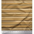 thumbnail image 1 of Soimoi Japan Crepe Satin Fabric Horizontal Stripe Print Fabric by The Yard 42 Inch Wide, 1 of 3