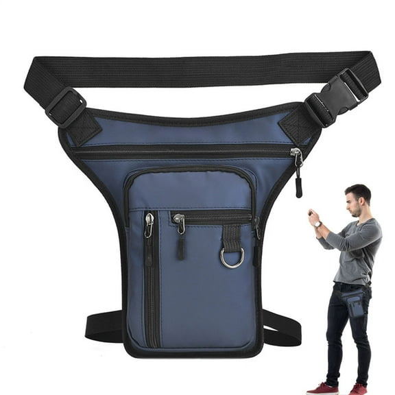 Motorcycle Drop Leg Bag, Lightweight Motorcycle Waist Pack, Cycling Thigh Bag, Moto Drop Leg Side Bag, Leg Fanny Pack with Adjustable Tightness, For Riding Accessories