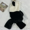 thumbnail image 4 of CSChome Hat Winter Hat - Cartoon Panda Shape Color Matching Thick Plush Warm Full Protection, 4 of 6