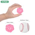 thumbnail image 2 of Uxcell 12-Pack Bolas de Ratán Tejidas 40mm/1.6 Pulgadas Bolas Decorativas de Ratán para Navidad Bodas Acción de Gracias Rosa, 2 of 6