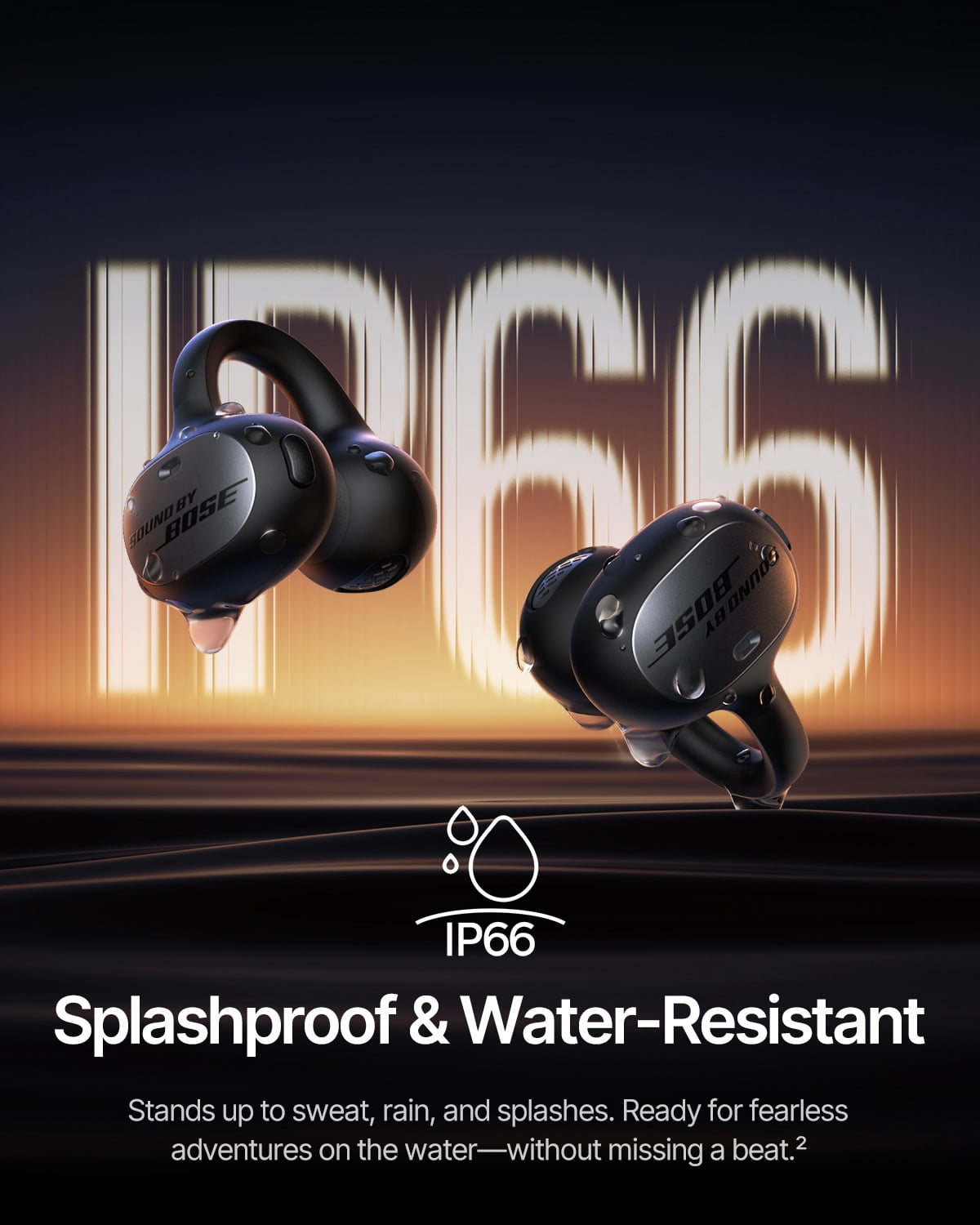 Baseus Inspire XC1 Open-Ear Clip Earbuds, Dolby Audio, IP66 Waterproof, 40H Battery Life for Running, Workouts & Clear Calls, Black