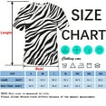 thumbnail image 4 of QTAGTESS Men's Zebra Print T-Shirt Black and White Animal Pattern Y2K Tee Shirt, 4 of 7