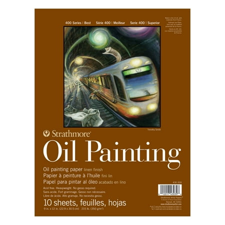 UPC: 0012017430398 | Strathmore Oil Painting Paper Pad  400 Series  9  x 12