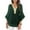 #058-Army Green, variant on Ounisa Women's Ruffle 3/4 Sleeve Sparkly Tops Sequin V Neck Blouses Dressy Fall Shirts