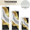 thumbnail image 4 of Black Marble Gold Line Pattern Kitchen Rugs Sets Of 3,Kitchen Runner Rugs Non Skid Washable,Decorative Kitchen Floor Mats for Kitchen,Sink,Laundry,17"x30"+ 17"x47" + 17"x59", 4 of 6