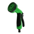 Garden Hose Spray Nozzle 8 Pattern Heavy Duty High Pressure Wash