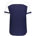 thumbnail image 5 of Augusta Sportswear B24434653 Women Triblend Fanatic 2.0 V-Neck T-Shirt, Navy & White - Small, 5 of 5