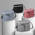 thumbnail image 1 of Bolsa organizadora de cochecito de gran capacidad accesorios para cochecito de bebé bolsa de pañales con gancho bolsillo para coche buena calidad, 1 of 5