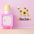 thumbnail image 3 of Holiday Gift Children Cute Flower Wall Decal Decoration Happy Bee's Glooming in Sunflower field Decal Lasts Years and Easily Removable - Size: 34 in x 34 in, 3 of 3