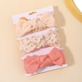 thumbnail image 2 of 3PCS Baby Headbands Stretchy Nylon Headband with Bows for Infant Baby Toddler Girls, 2 of 2