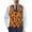 Assorted Halloween Icons, variant on POLERO Slim Fit Formal Suit Vest for Business Casual, Woven Fabric Lightweight Dress Waistcoat Top, Halloween Crow Moon Pattern