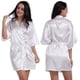thumbnail image 4 of Bata de baño de seda tipo kimono japonés fino, bata de seda suave de hielo, bata de dama de honor, kimono de novia, bata tipo cárdigan sólido, lencería sexy de seda, 4 of 5
