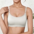 thumbnail image 3 of Seamless Bras for Women Adjustable Strap Cross Back Padded Full Coverage Bra Everyday Bra, 3 of 5
