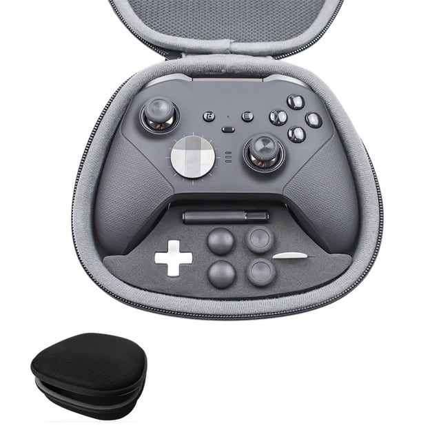 Funda portátil para mando de videojuegos Xbox One Elite 2. Caja rígida con cremallera para guardar el mando