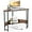 Rustic Brown, variant on GOFLAME Corner Desk with Power Outlet, Triangle Computer Desk for Small Space, Space-Saving Writing Desk with Storage Shelf and Charging Station, Modern Laptop PC Desk for Home Office, Black