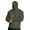 #02Army Green, variant on Men's Thermal Compression Shirts Hoodie with Mask, Long Sleeve Winter Sports Base Layer Top, Active Running Shirt Green 3XL