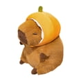 thumbnail image 4 of Peluche de capibara, juguete de peluche, figura de juguete para niños, decoración de habitación, juguete suave y cómodo para la familia naranja y s, 4 of 9