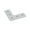 L2-Silver, variant on 4Pcs L Type 5 Hole 90 Degree Joint Board Plate Corner Angle Bracket Connection Joint Strip for 2020 Aluminum Profile