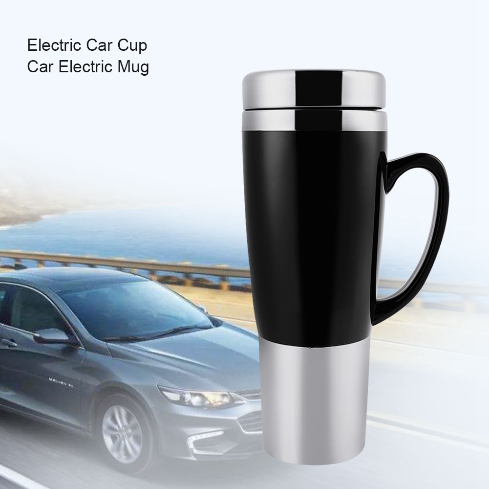 OTVIAP Electric Car Mug, Car Heating Cup,12V Electric Water Insulated