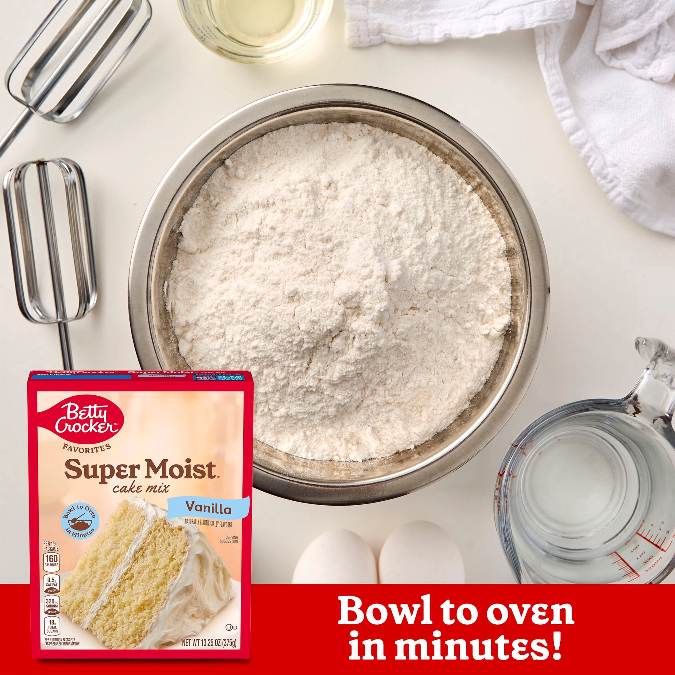 Betty Crocker Favorites Super Moist Vanilla Cake Mix, 13.25 oz