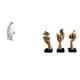 thumbnail image 1 of Escultura de pingüino,Escultura de pingüino para decoración nórdica del hogar,Estatuas del pensador,Estatuas de pensadores Esculturas de arte abstracto de mesa,Figuras modernas con caras, 1 of 8