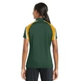 thumbnail image 2 of Sport-Tek Women's 100 Percent Polyester Tricolor Micropique Polo. LST654, 2 of 6