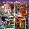 thumbnail image 4 of Kit de Rinconcito de Libros Unicornio del Bosque con Luz LED Miniatura Cutefun, 4 of 7