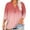 Red, variant on Posijego 3/4 Length Sleeve Womens Tops Plus Size Shirts Dressy V Neck Blouses Classic Spring Casual Tunics Shirts