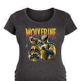 thumbnail image 3 of Marvel Wolverine - Collage - Maternity Scoop Neck Graphic T-Shirt, 3 of 5