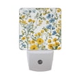 thumbnail image 6 of Yayeee LED Plug in Night Light for The Home with Auto Dusk to Dawn Light Sensors, 2 Pack, Yellow Floral, 6 of 6