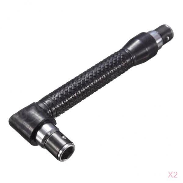 2x 1/4 Lve de tubo hexagonal Zulema herramienta de lve de tubo rápida de trinquete de doble cabeza