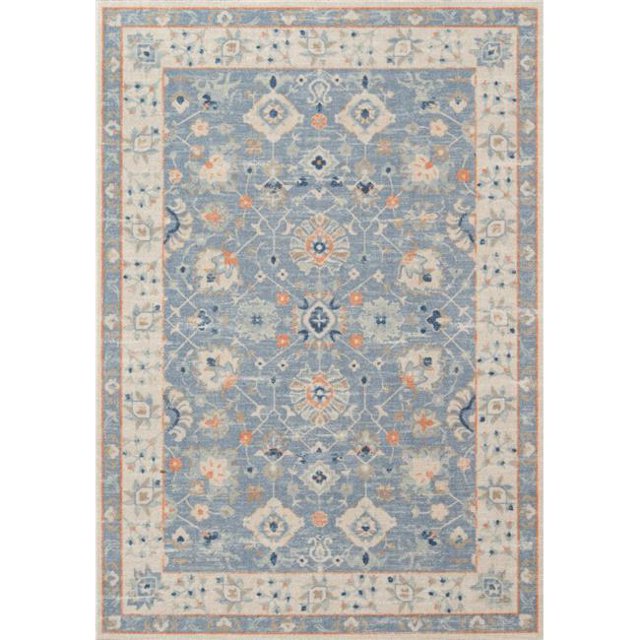 Momeni ANATOANA-8BLU5376 5 ft. 3 in. x 7 ft. 6 in. Anato-8 Rectangle Rug - Blue