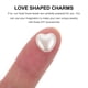 thumbnail image 4 of WORGEOUS 300 unids Heart Spacer Beads Jewelry Crafting Beads Plastic Love Enforma Encantos, 4 of 8
