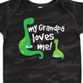 thumbnail image 4 of Inktastic My Grandpa Loves Me Dinosaur Boys Baby Bodysuit, 4 of 5