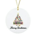 thumbnail image 1 of pdqouc Book Christmas Tree Ornament Creative Christmas Book Car Decoration Christmas Tree Decoration Holiday Home Decoration for Christmas Holiday Party Birthdays Wedding Celebration, 1 of 8