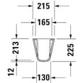 thumbnail image 2 of Duravit D-Code Siphon Cover White, 2 of 2